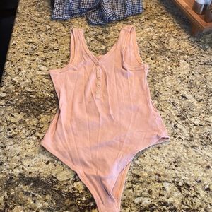 Pink women bodysuit
